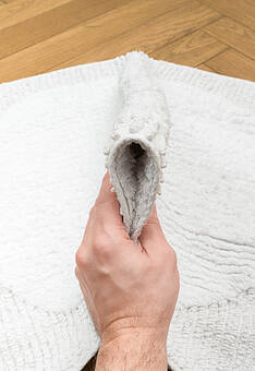 фактура коврика для ванной Irya Bath Plush-White