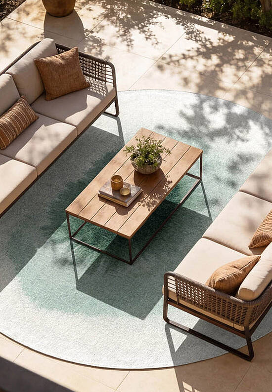 Безворсовый ковер из полиэстера LR6250-L425 outdoor