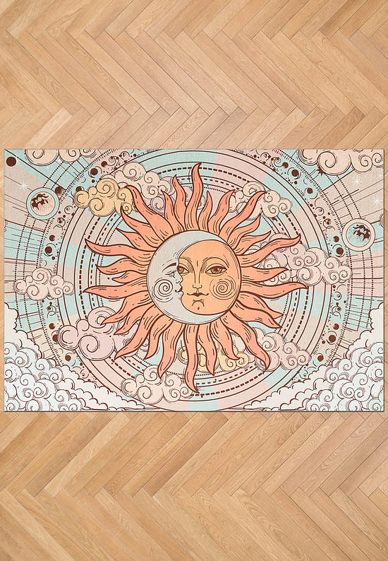 Безворсовый ковер для подростка Sun