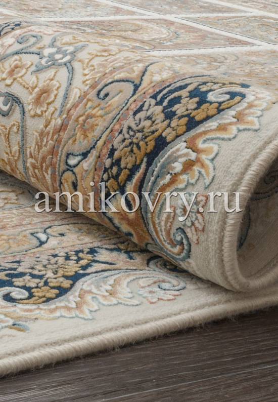 Иранский высокоплотный ковер 139-Cream