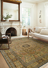 ковер в интерьере Cashmir 474884 Blue-Green