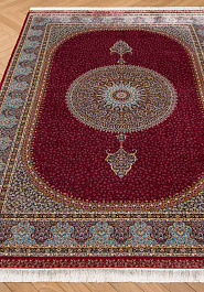 ковер в перспективе против ворса Ottoman Silk Masoomi-Red