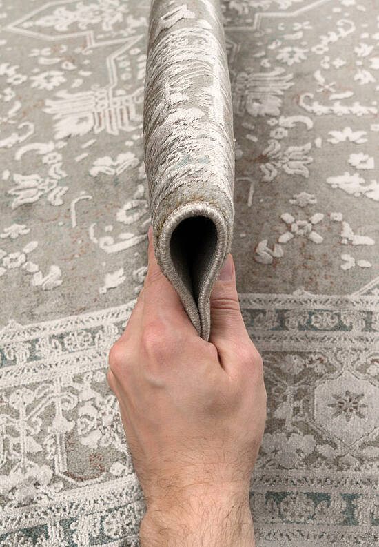 Турецкий ковер из вискозы BBL 02 Grey