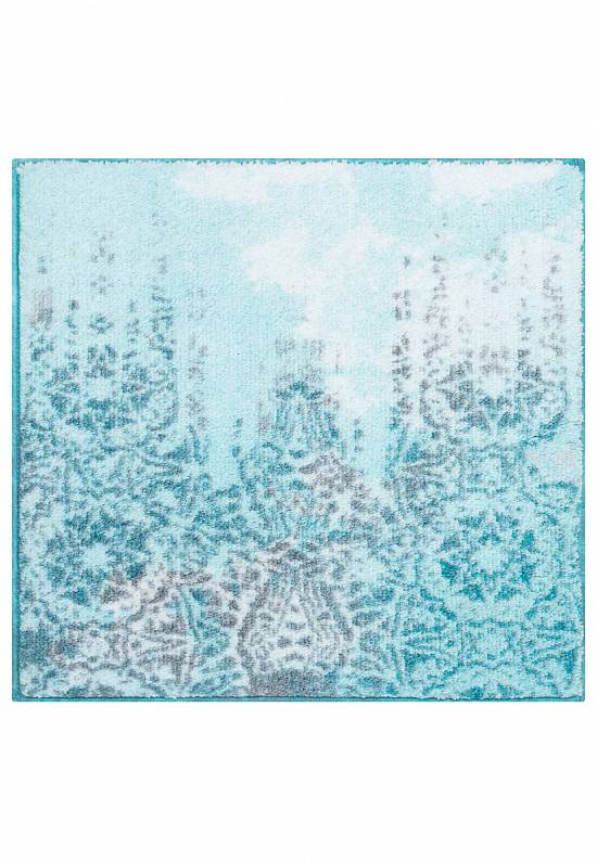 Квадратный коврик для ванной Gothic 01 Turquoise