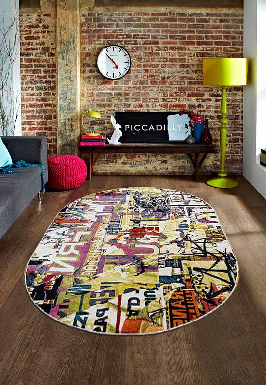 Недорогой синтетический ковер 2776-Multicolor