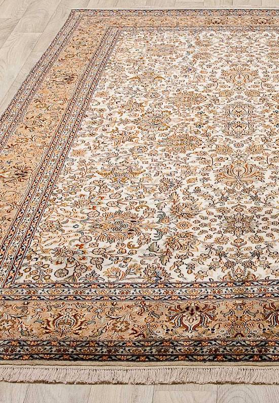 Шелковый ковер ручной работы 234749-Shah Abas beige/salmone