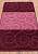 Бордово-фиолетовый коврик для ванной Sile 2576 Aubergine