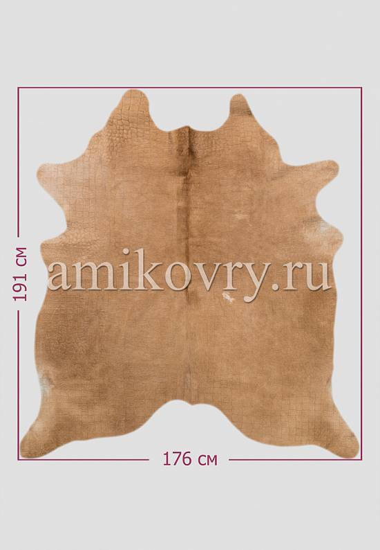 Натуральная шкура коровы Имитация аллигатора на карамели 292