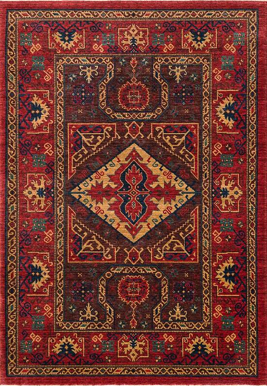 Шерстяной ковер KDM 04 Red
