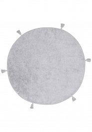 дизайн ковра Cotton Boon CBN Plain Grey круг