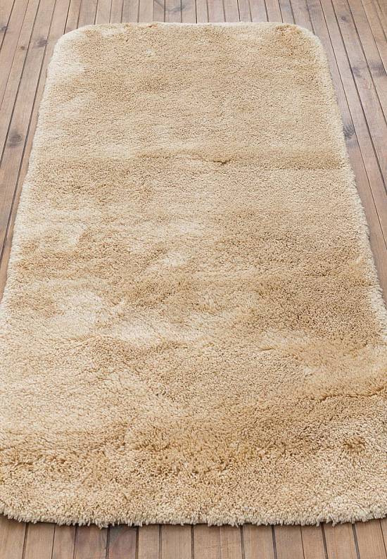 Бежевый мягкий коврик для ванной 3500 Dark Beige