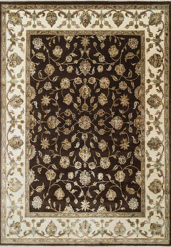 Элитный ковер ручной работы 10/10 CH-102-Brown/Ivory