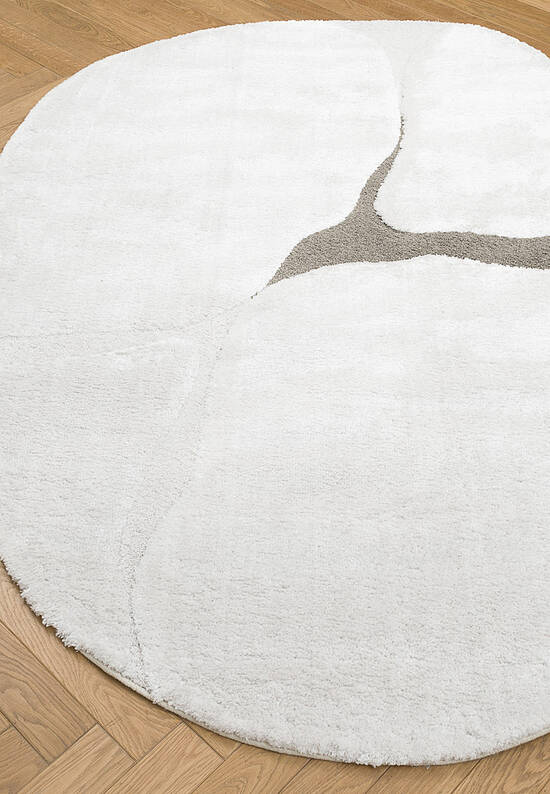 Пушистый ковер из полиэстера RN6017-R86 P