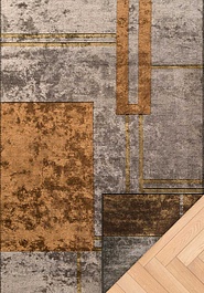 дизайн двустороннего безворсового ковра Couture Duo SC6187