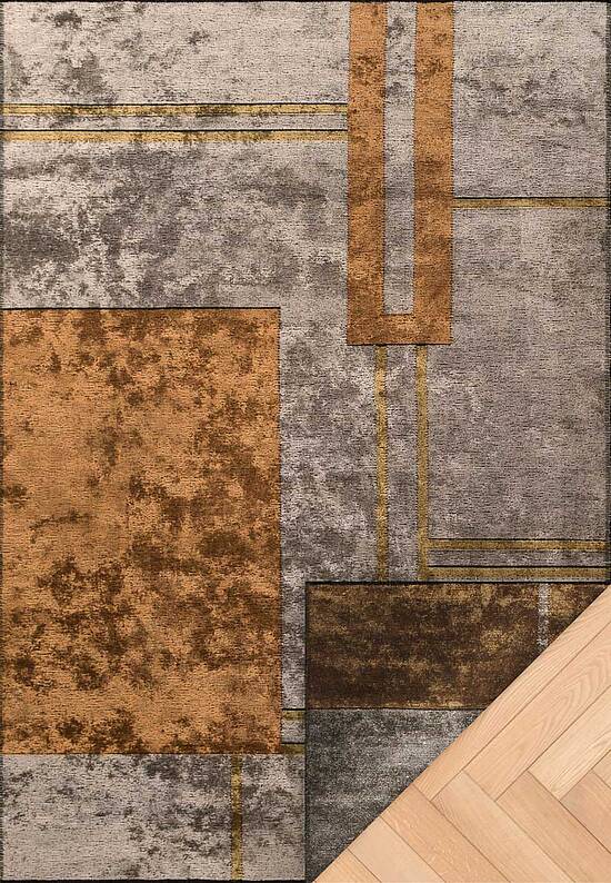 Двусторонний безворсовый ковер SC6187