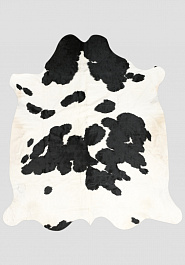 дизайн натуральной шкуры коровы Чёрно-белая LN008-Black/White 970