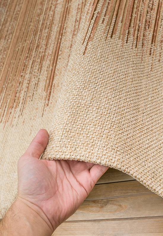 Безворсовый ковер из хлопка BRK 02-Natural Beige