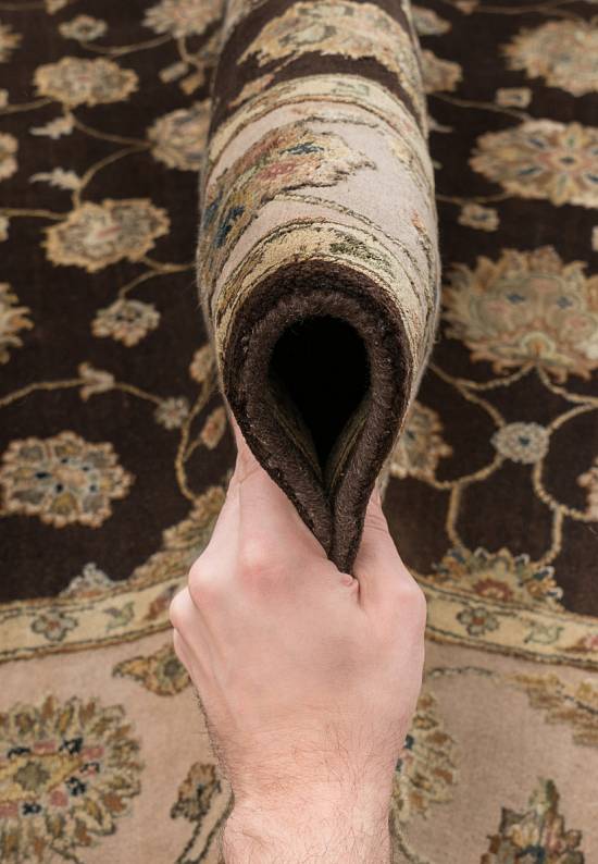 Элитный ковер ручной работы 10/10 GB-204 D. Brown-Ivory