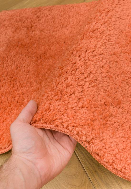 Оранжевый мягкий коврик для ванной Unimax 2505 Ginger