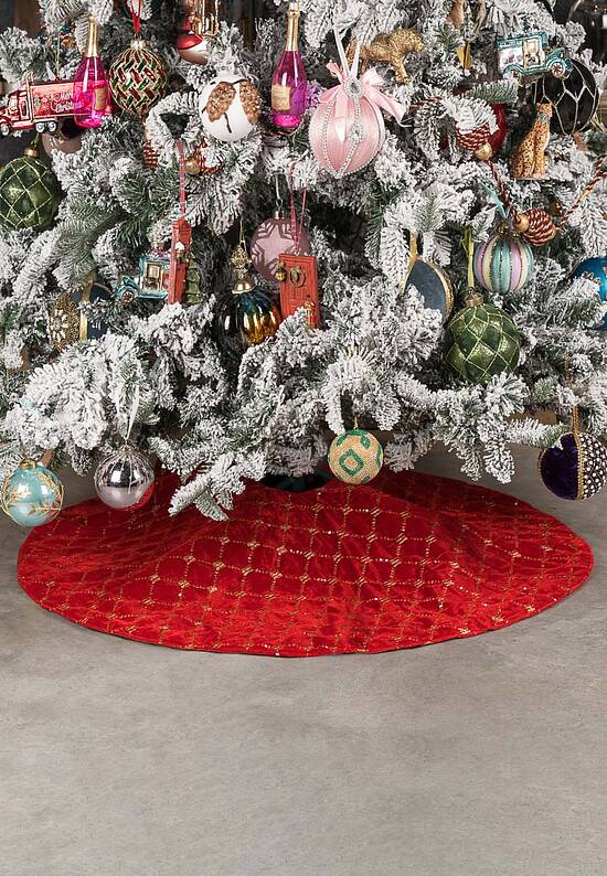 Коврик-юбка под ёлку