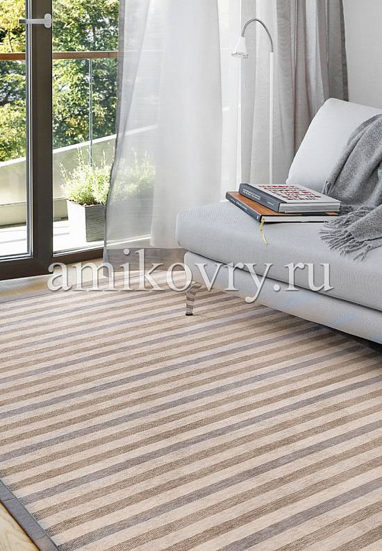 Двусторонний безворсовый ковер из хлопка Muusika-Linen