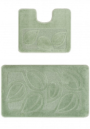 дизайн комплекта ковриков для ванной Confetti Bath Maximus Flora 2542 Almond BQ