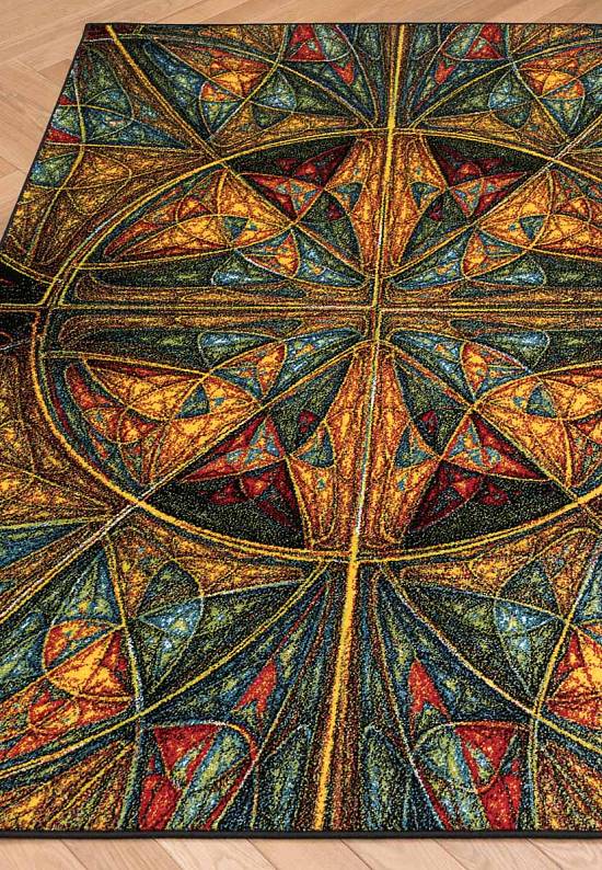 Недорогой синтетический ковер C018-Multicolor