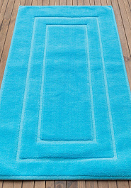 коврик для ванной в перспективе Cotton Ekose-Turquoise