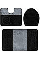 Комплект ковриков для ванной Confetti Bath Maximus Sile 2513 Black BQF