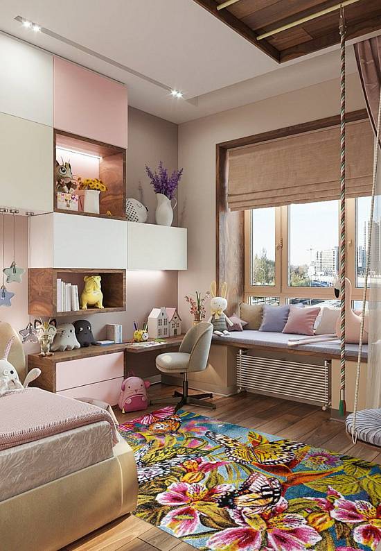 Недорогой синтетический ковер C015-Multicolor
