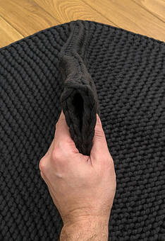 фактура коврика для ванной Irya Bath Lavish-Dark Gray