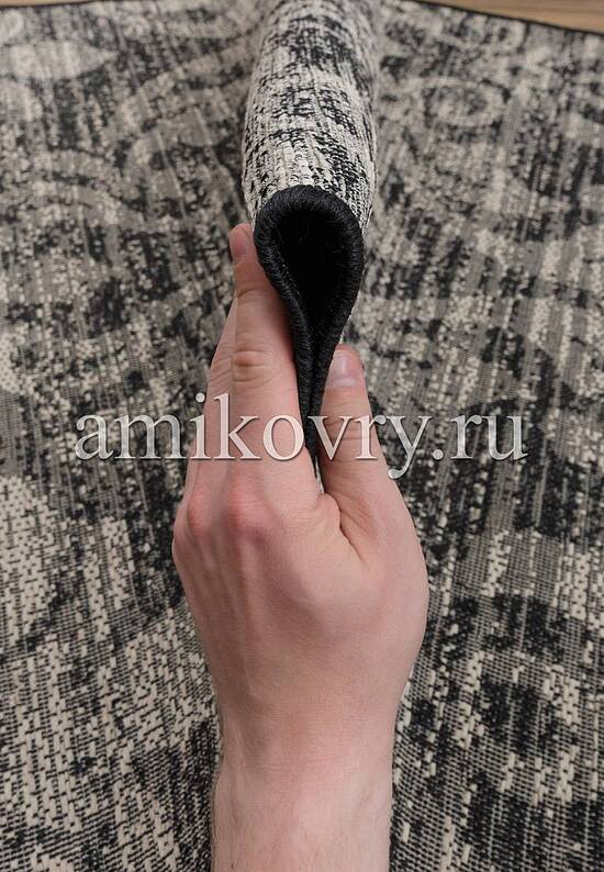 Винтажный ковер-циновка из Бельгии 4822-6f09