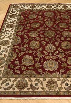 ковер в перспективе против ворса Kashan gold 10/10 SD-281-Red/Ivory