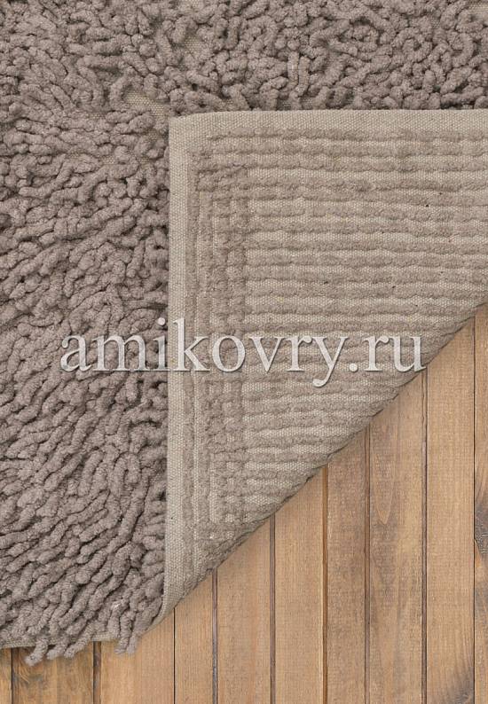 Серый коврик для ванной из хлопка Dion-Grey