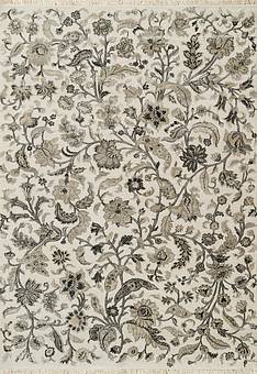 дизайн ковра Kashan gold White Shale