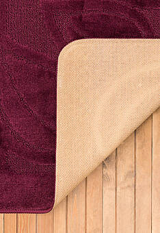 основа коврика для ванной Confetti Bath Maximus Flora 2576 Aubergine BQ