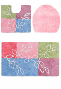 Комплект ковриков для ванной Confetti Bath Elite Lagina 20 Baby Pink BDF