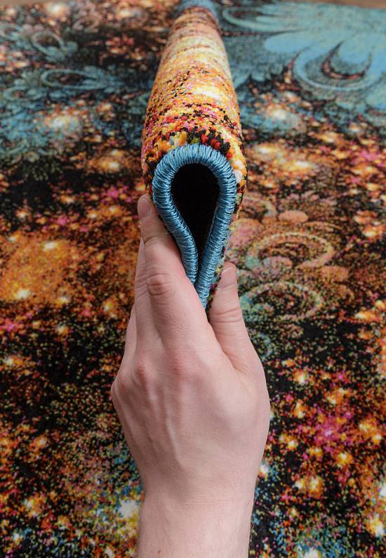 Недорогой синтетический ковер C011-Multicolor