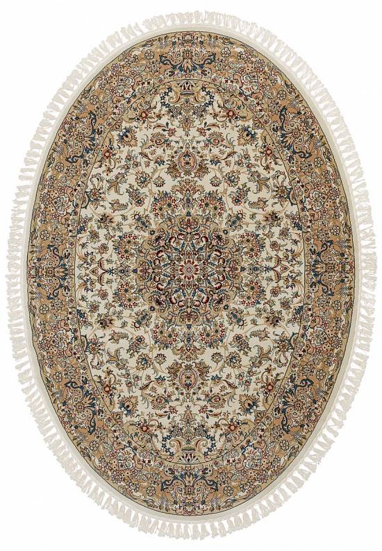 Восточный ковер из Ирана Super Tabriz 1.75392-cream-pink