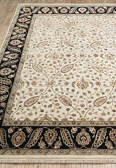 ковер в перспективе по ворсу Kashan gold 10/10 SK-121-Camel/Black