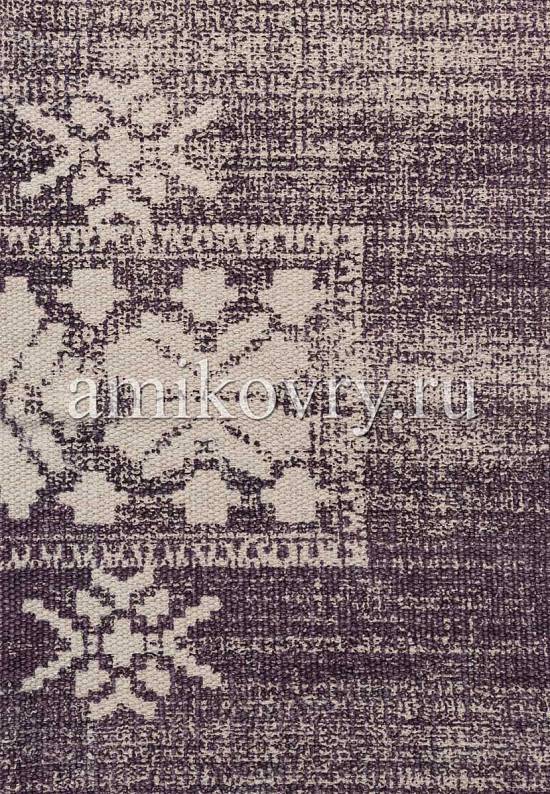 Безворсовый ковер ручной работы из Индии JHC-17-04 natural-purple