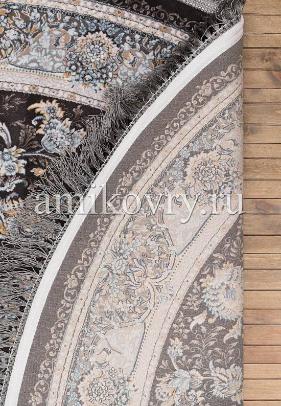 Иранский высокоплотный ковер G256-Dark Gray