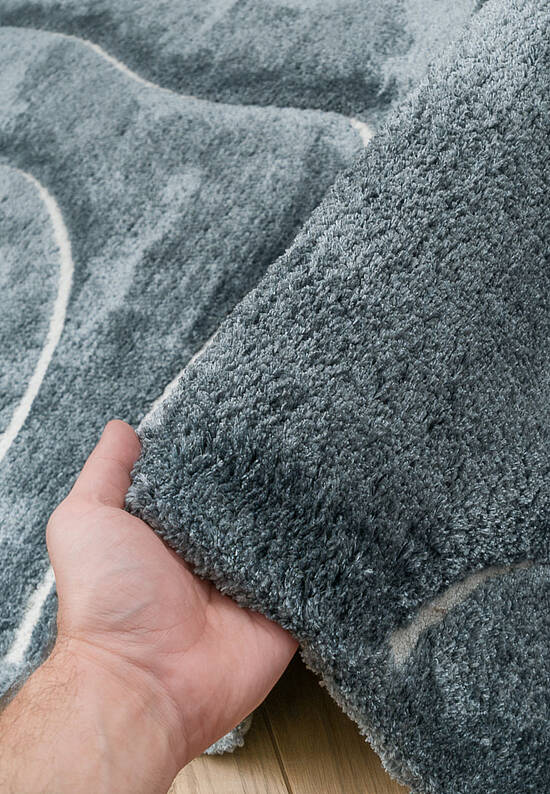 Пушистый ковер из полиэстера RN5468-R75