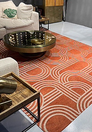 безворсовый ковер в интерьере Ambiance LA5640-L346 discount