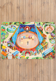 дизайн ковра House of Kids Cirque