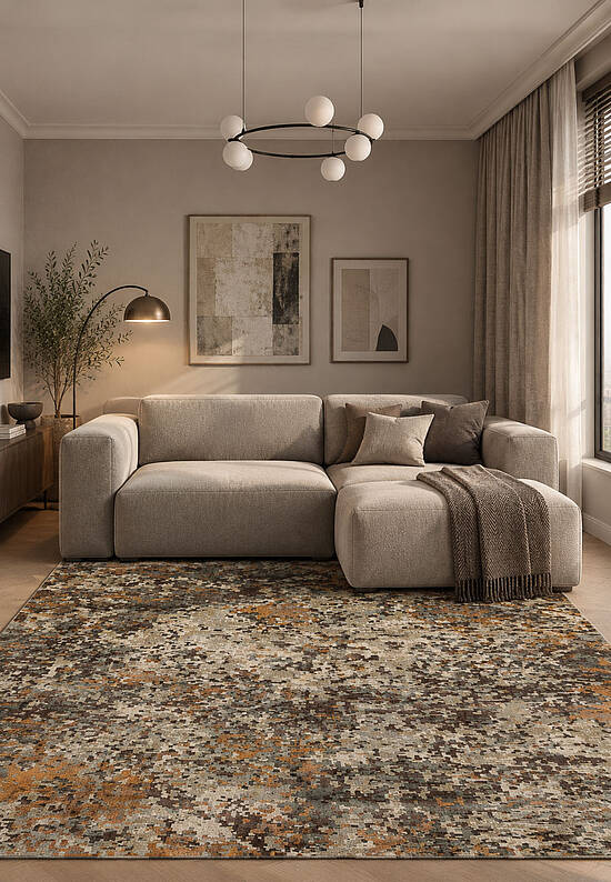 Бельгийский ковер из полиэстера RM5513-R386