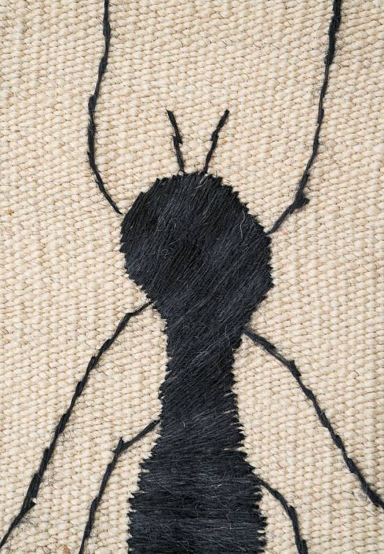 Элитный ковер ручной работы Kilim Savannah Black 1