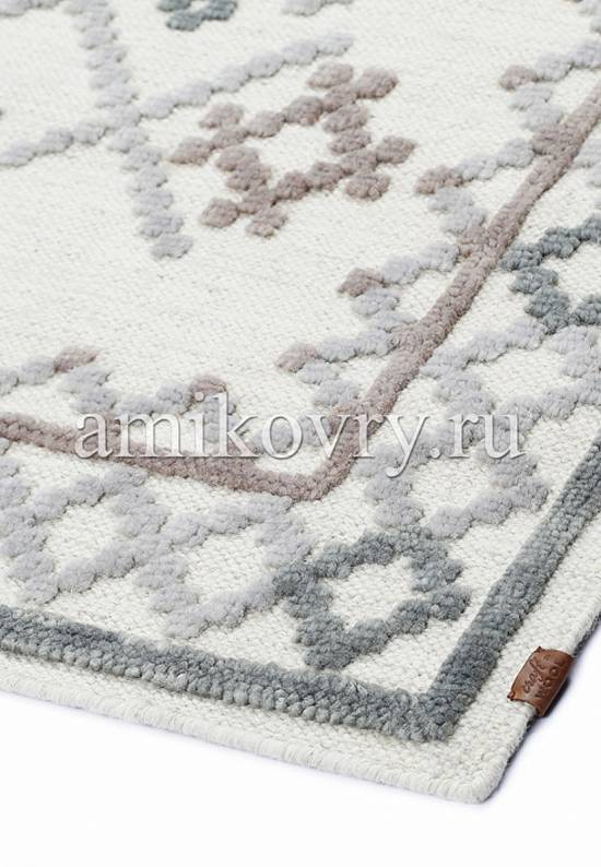 Шерстяной ковер Palanga-Grey-Beige