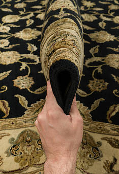 фактура ковра Kashan gold 10/10 CH-102-Black/Ivory