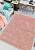 Турецкий однотонный ковер из акрила 5325 Pink